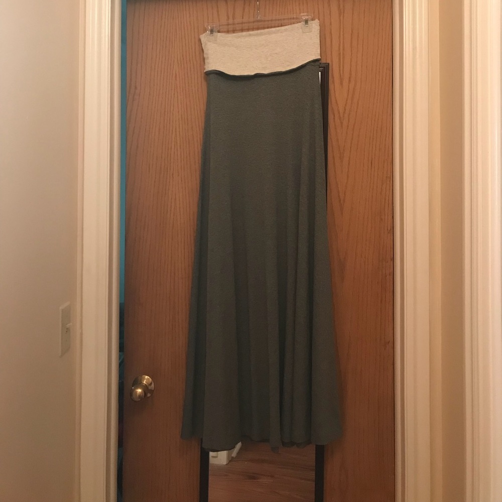 Grey Maxi Skirt